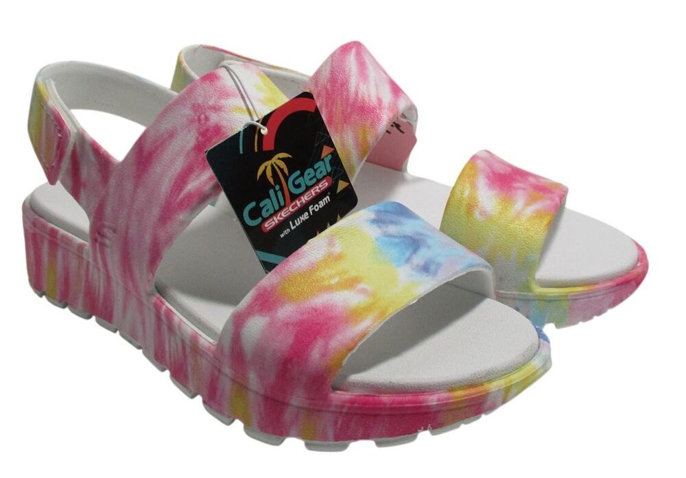 Sketchers Cali Gear Women's Tie Dyed Sandals NWT Size 7